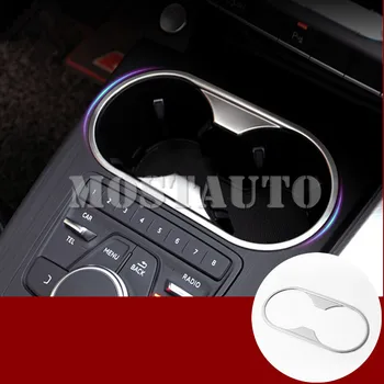 

For Audi A5 S5 Interior Center Console Water Cup Holder Cover Trim 2017-2020 1pcs Car Accessories Interior Car Decor Car Trim