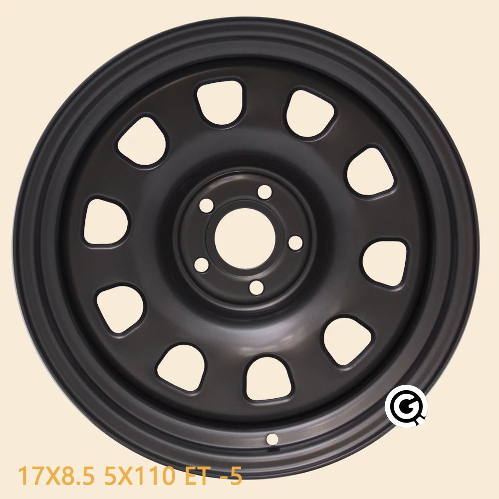 17 дюймовые стальные колеса 17X8.5J 5 отверстий 5X110 офсет компасов автомобильные