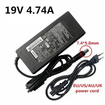 

19V 4.74A DC size 7.4mm*5.0mm AC Power Supply Notebook Adapter Charger power adapter EU US UK AU plug For hp Pavilion DV3 DV4