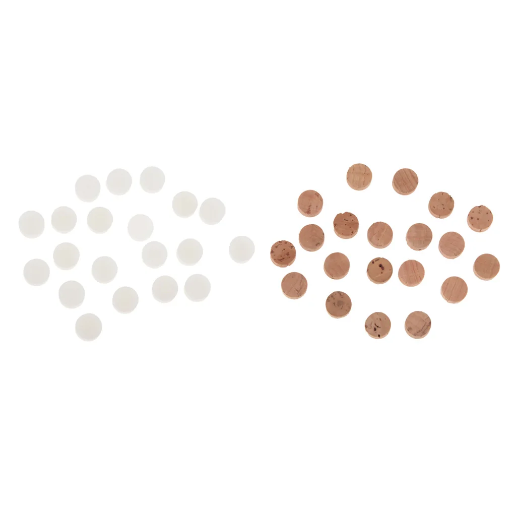 20 Pieces Trombone Water Key WaterKey Spit Valve Cork Pad for Many Brands