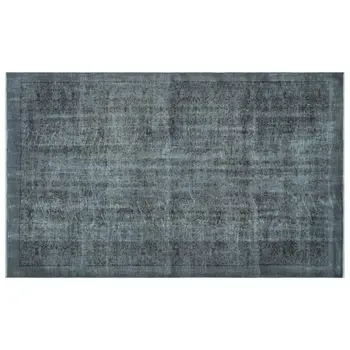 

Handmade Gray Vintage Overdyed Turkish Area Rug 171x289 Cm-5'7''X9'6''