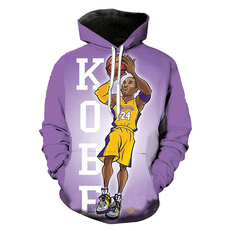 Новая мода Kobe Bryant Dunk 3D печатная Толстовка для мужчин и женщин с длинным рукавом в