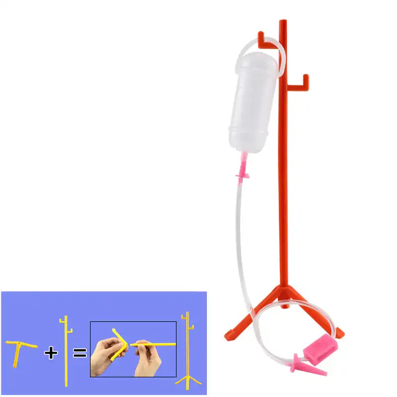Ensemble De Jeux De Role Pour Enfant Kit Medical Avec Bouteille Suspendue Simulation De L Hopital Jouet Fournitures Medicales Pour Enfant Aliexpress