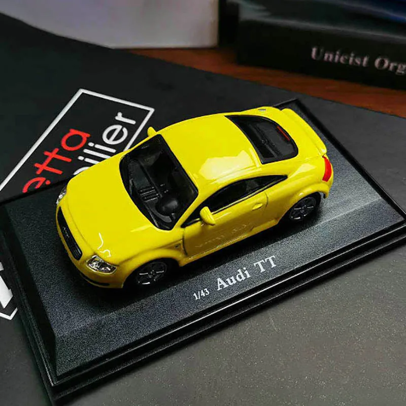 Yellow 1:43 Scale TT Sports Car Model Diecast Collectible Alloy