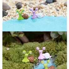 20 шт. милые большие глаза Улитка украшения цветочный горшок растения милые реалистичные микро пейзаж маленькие украшения для дома и офиса