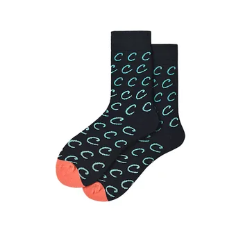 

Patchwork Sock Mens Crew Letter Adult Thermal Men's Socks Standard Sox Cotton Autumn Winter Lovers Trendy Skateboard Calcetines
