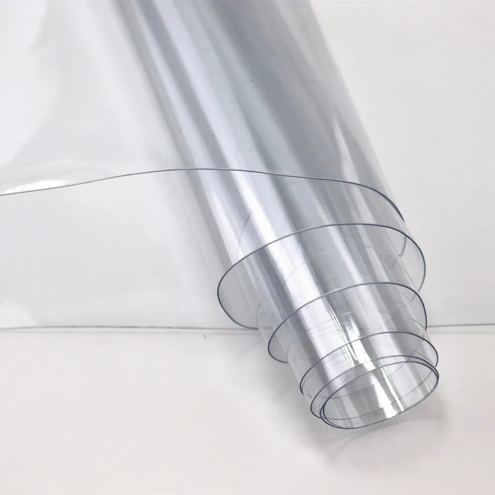 30/50x120cm Roll Clear Ultra-Transparent PVC Fabric Soft Glass Cloth Waterproof For DIY Craft Decor Protective PV105