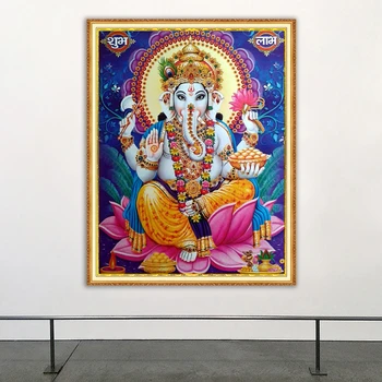 

Elephant-headed God Full Drill Square/Round Religion 5D Diamond Painting Diamond Embroidery Rhinestone Picture Diamond Mosaic