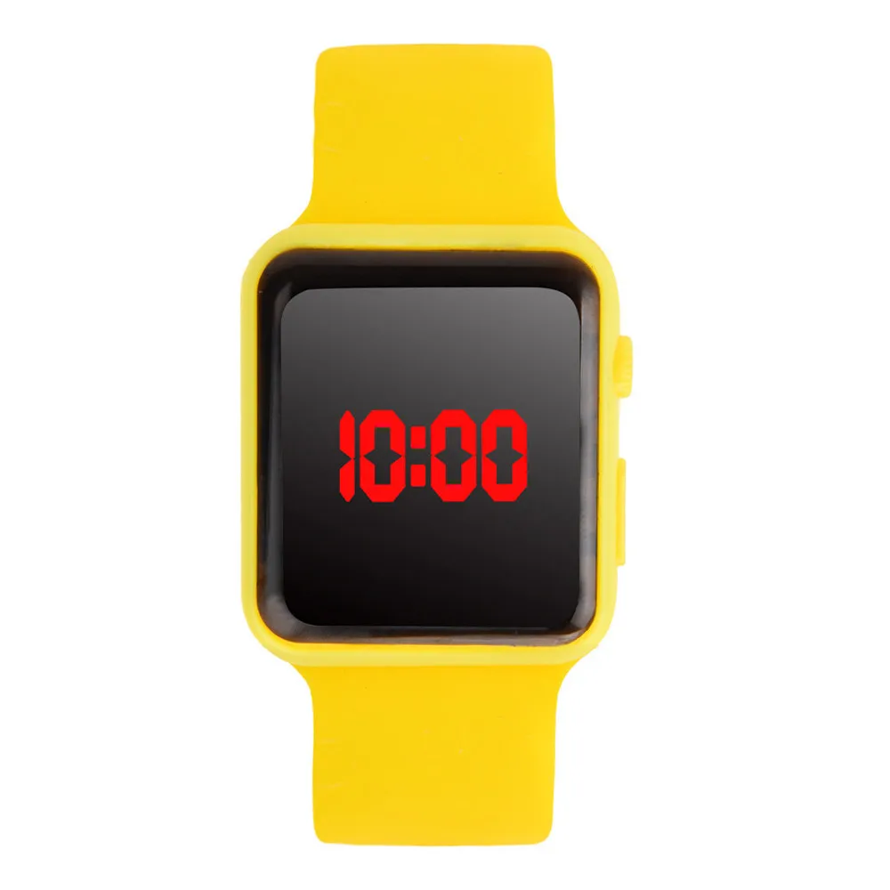 Часы, цифровые часы, reloj inteligente mujer, унисекс, цифровой светодиодный, спортивные часы, силиконовый ремешок, наручные часы для мужчин, Детская мода