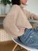 WOTWOY Autumn Winter Knitted Turtleneck Sweater Women Thick Long Oversized Sweaters Women Solid Cashmere Pullovers Korean Tops ► Photo 2/6