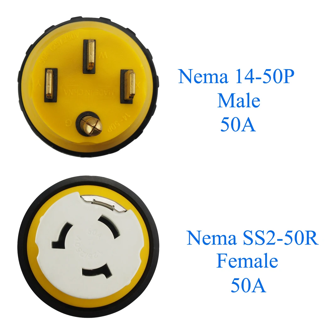 JORINDO [от 14 до 50P до SS2-50R] Plugrand RV адаптер 50 Amp 14-50P штекер до 50 Amp power Shore Nema SS2-50R Женский адаптер