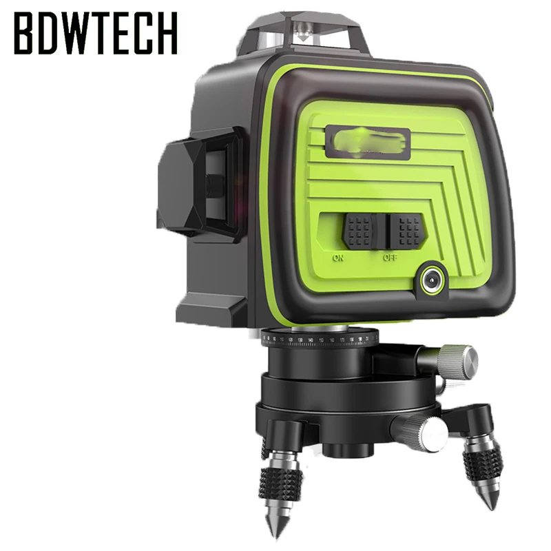 

Laser Level 12 Lines 3D Self-Leveling 360 Horizontal And Vertical Cross Super Powerful Green Laser Beam Line