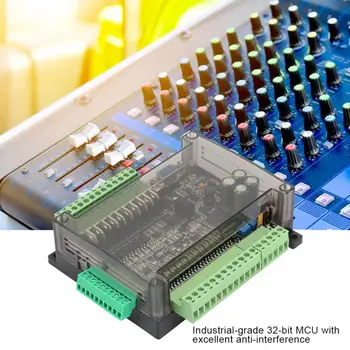 

DC 24V 24MT PLC Controller 6 Analog Input 32 Bit MCU 14 Input 10 Transistor Output Board Industrial Control Board