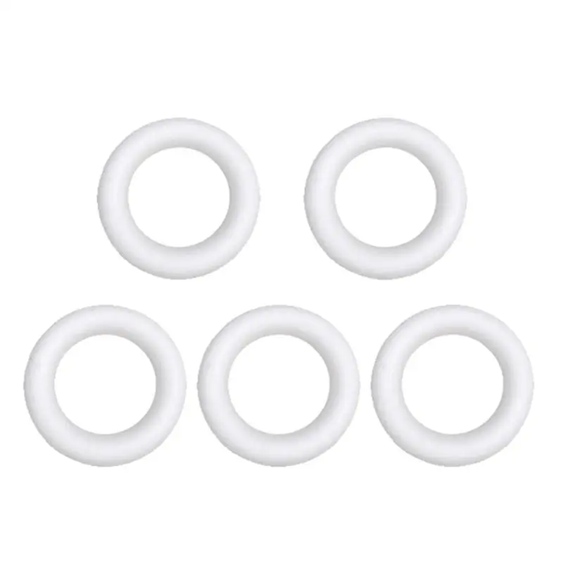 

DIY Foam Donut Craft Funny Foam Round Circle Creative Christmas Wreath Ornament