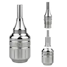 32MM Aluminum Alloy Tattoo Machine Handle Grip Tube Adjustable Twist For Cartridges Needles Accessories Supply Permanent Makeup