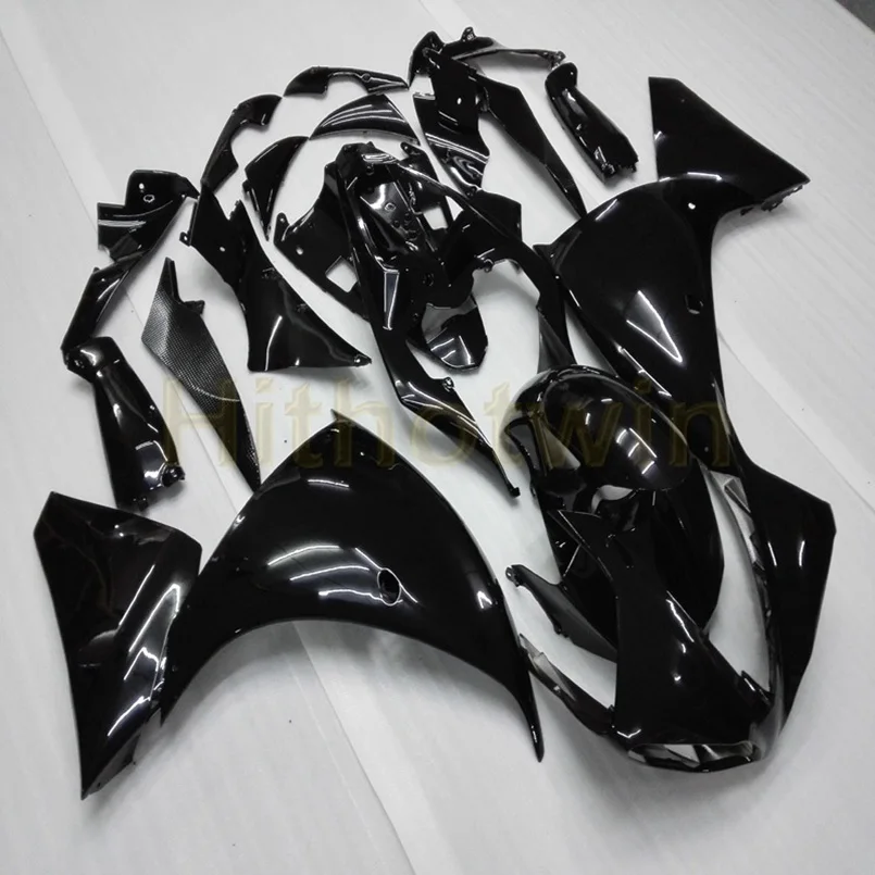 Пользовательский капот мотоцикла для YZF-R1 2009-2011 ABS Пластиковый обтекатель литьевой формы черный - Цвет: A