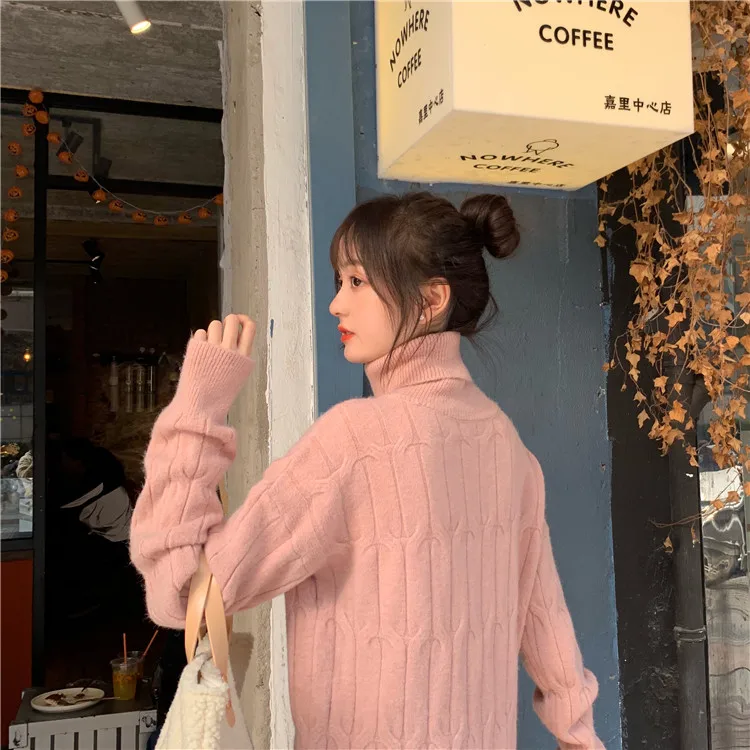 New Arrive Winter Maternity Dress Woman Casual Knitting Cotton Large Size Dresses Pregnant Woman Clothing MD-01782