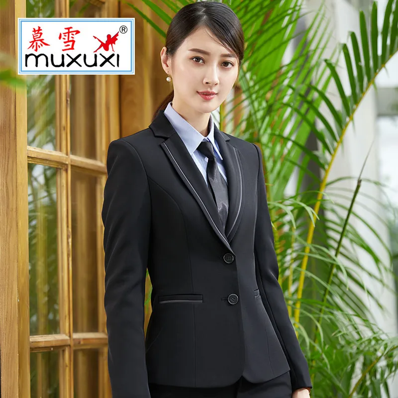 

Chun xin pin nv zhuang Wear Set Two-Piece Set-Style Glorious Commuting Hotel Front Desk Work Formal Wear