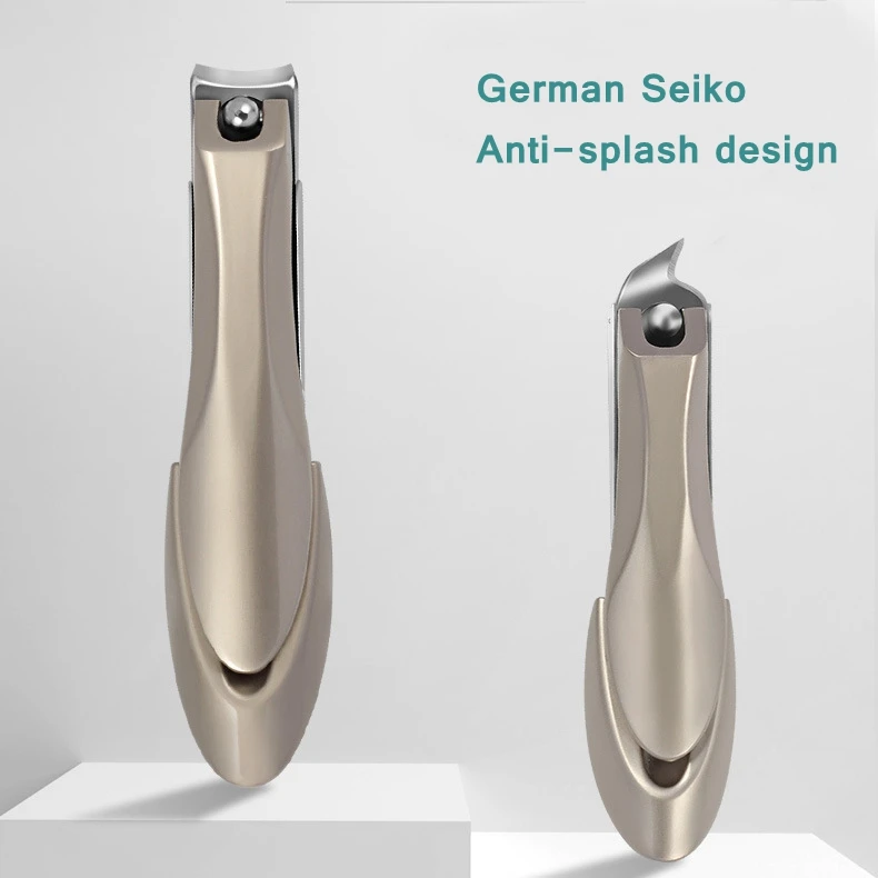 Stainless Steel Nail Clippers Nail Trimmer Pedicure ScissorAnti Splash Fingernail Cutter Manicure Tools Bionics Design