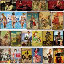 Металлический постер в стиле ретро пластина Настенный декор железное художественное изображение на жести знак на стене, ручной стержень, для кафе, для декор дома магазина