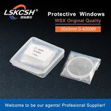 LSKCSH WSX волоконный лазерный Защитный Объектив/Windows 30*5 мм 1064nm 0-4000 Вт для WSX волоконная лазерная головка NC30 KC13 HSG лазер