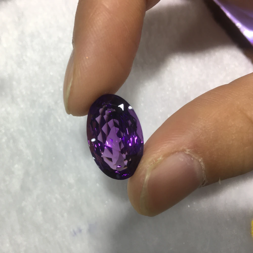 8.9ct Натуральный драгоценный камень аметист топ цвет Птичье гнездо резка полудрагоценный камень для diy ювелирных изделий - Цвет камня: 8.9ct