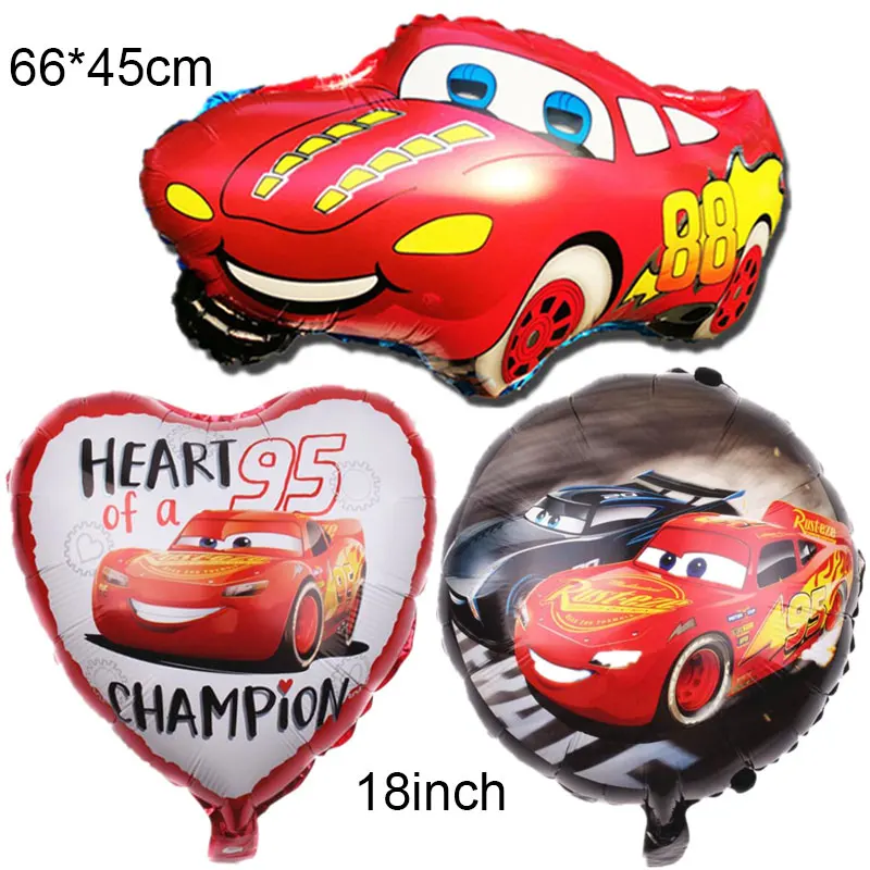 Disney Cartoon Car Lightning Mcqueen фольга воздушные шары 18 дюймов воздушный шар в форме