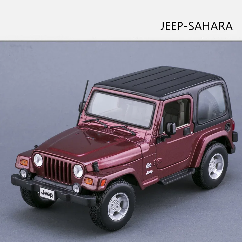 Maisto 1:18 Jeep Wrangler автомобиль сплав модель автомобиля моделирование автомобиля украшение коллекция Подарочная игрушка Литье под давлением модель игрушка для мальчиков - Цвет: Jeep