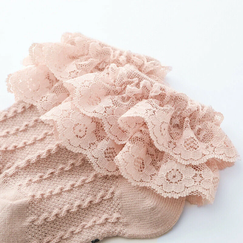Baby Lace Ruffle Socks Newborn Cotton Baby Girls Sock Cute Toddler Socks Princess Style Accessories cotton socks kids socks baby socks girls socks