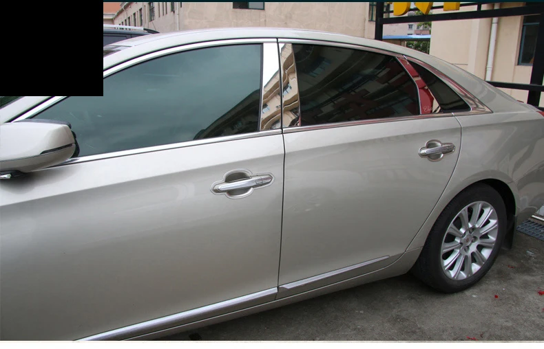 Нержавеющая сталь окна автомобиля планки для cadillac xts 2013