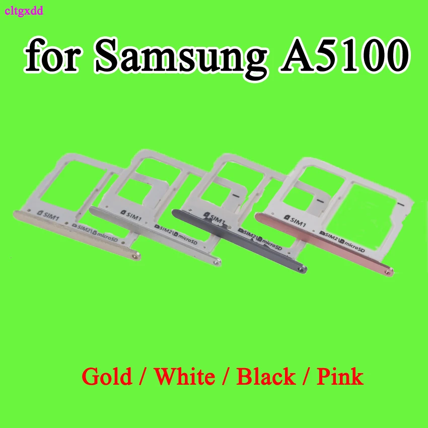 Cltgxdd держатель лотка для sim-карты Разъем samsung galaxy A310F A510F A710F A9000 A3100 A5100 A7100 |