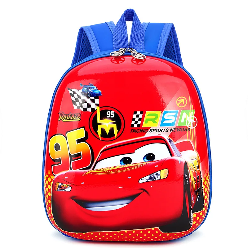 Disney Cartoon Cars Boys Backpack Bags For Girls Minnie Waterproof Large Capacity Handbags Kids Mickey Mouse Travel Shoulder Bag