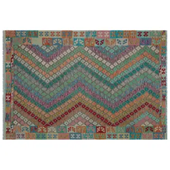 

Handmade Natural Afghan Tribal Rug Area Rug 170x253 Cm-5'7''X8'4''