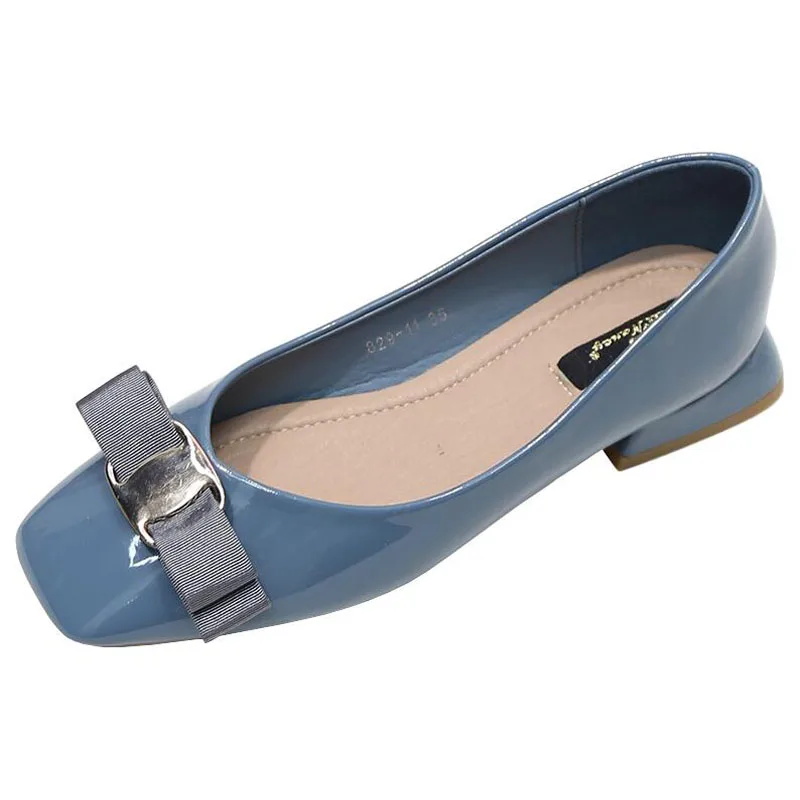 

Square Toe Pumps High Quality Genuine Leather Comfortable Square Heel Fashion Blue Red Camel Shoes Women's Pumps