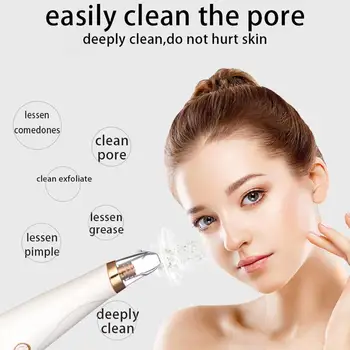 

Portable Electric Blackhead Remover Pore Acne Cleaner Home Facial Beauty Device