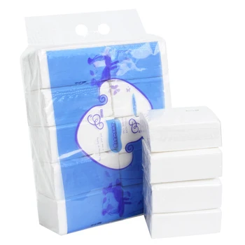 

10 Packs Paper Napkins Versatile Practical Safety Skin Friendly Home Use Toilet Food Paper Towels