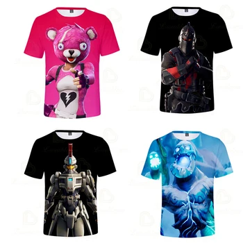 

Battle Royal Children's Wear Kids T-shirt Shooting Game 3d Shirt Boys Girls Short Sleeve Tops Tshirt Teen Clothes