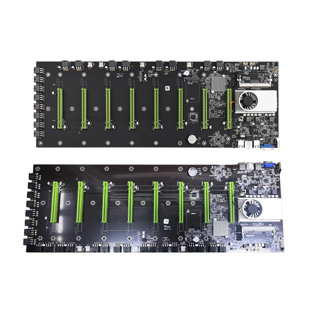 Раздвижная материнская плата для майнинга 8 шт. 16X USB2.0 DDR3 слот SODIMM поддержка 1066/1333