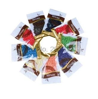 by dhl or ems 200bags 100g Hard Wax Beans Flavor Paper Depilatory Wax Waxing Pellet Body Beauty Arm pit Leg Hair Epilation new