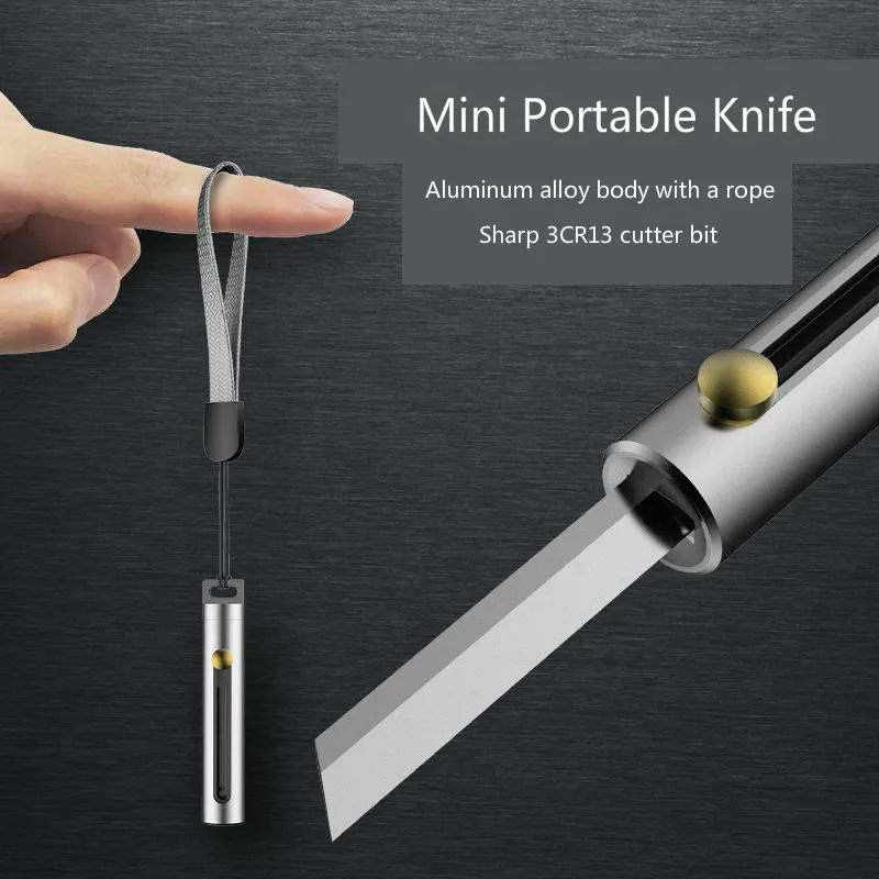 

Mini Portable Folding Knife Art Utility Knife Kawai Stainless Steel Stationery Knife Cute Box Paper Cutters For Home Best Gift
