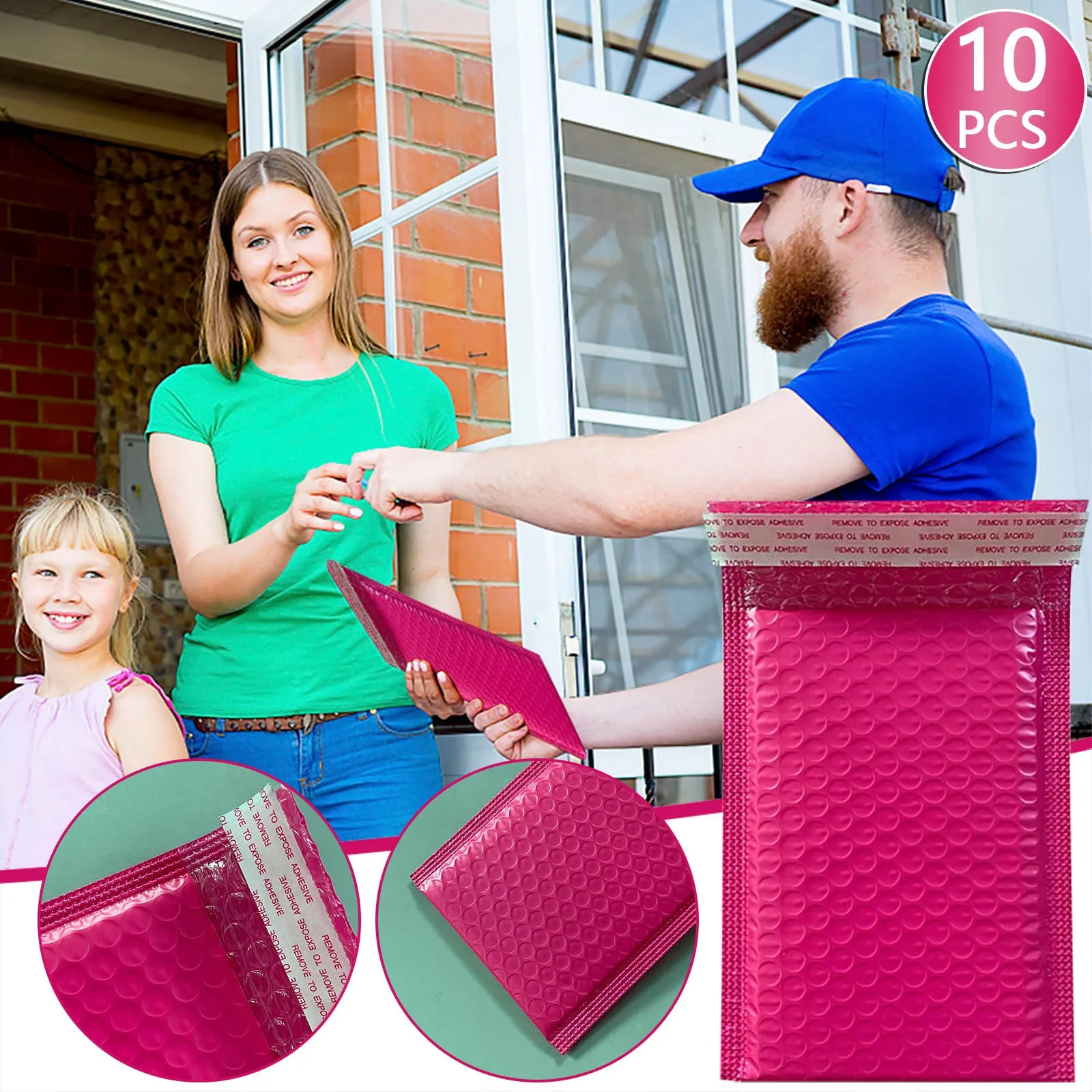 Household Miscellaneous Storage Bag Storage Mailing Bag Bubble Mailers 