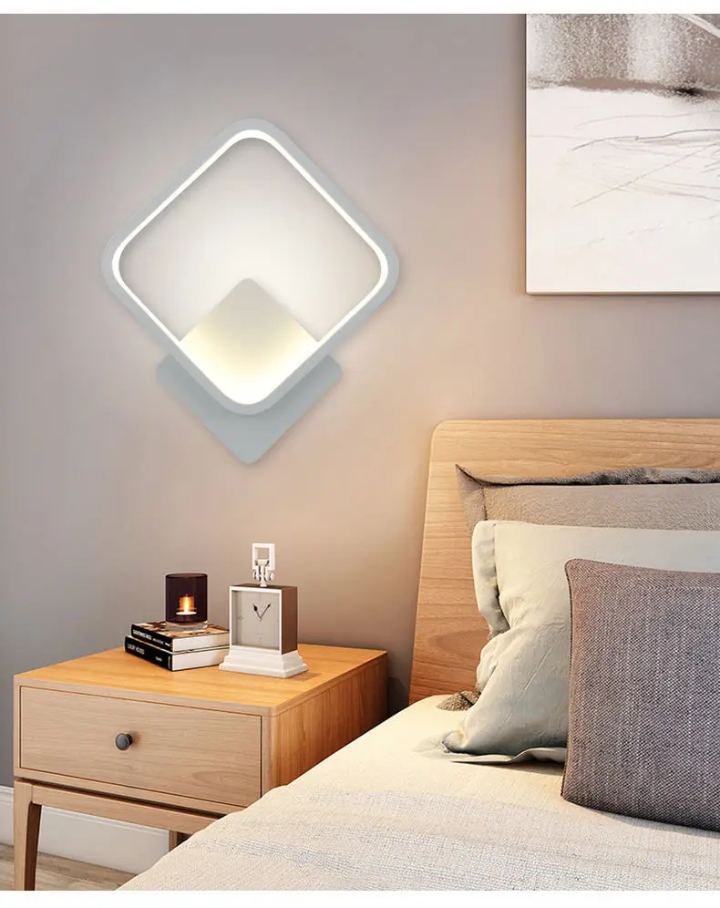 sconce light fixture IRALAN Modern Wall Lamp Led Light For Living Room Bedroom 3 Color Wall Light Light Fixture Decorative Luminaires Lamp bedside wall lights