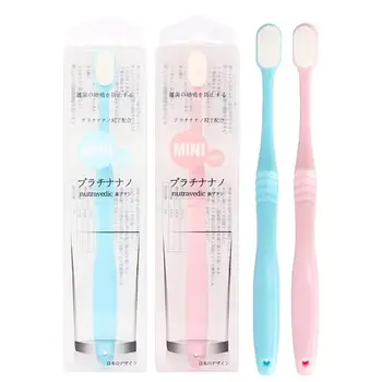 

1PC Ultra Soft Bamboo Charcoal Fiber Tooth Brush Dense Bristle Toothbrush For Kids Pregnant Sensitive Gums Toothbrush