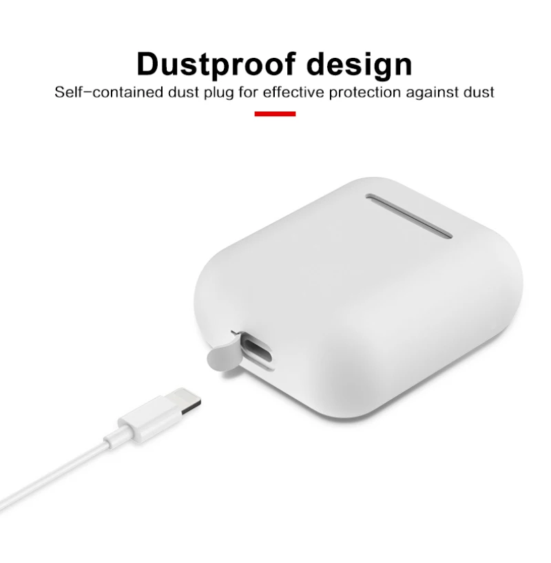 

Color 1PC for Apple AirPods CaseFor Airpod Wireless Bluetooth Headset for Airpods2 Cover Bluetooth Headset Storage Box Cover