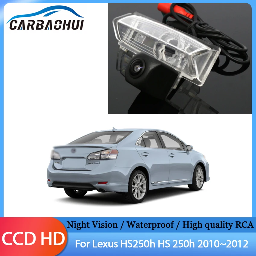 

Night Vision Car Reverse Backup Parking Rear View Camera HD CCD High quality RCA For Lexus HS250h HS 250h 2010 2011 2012