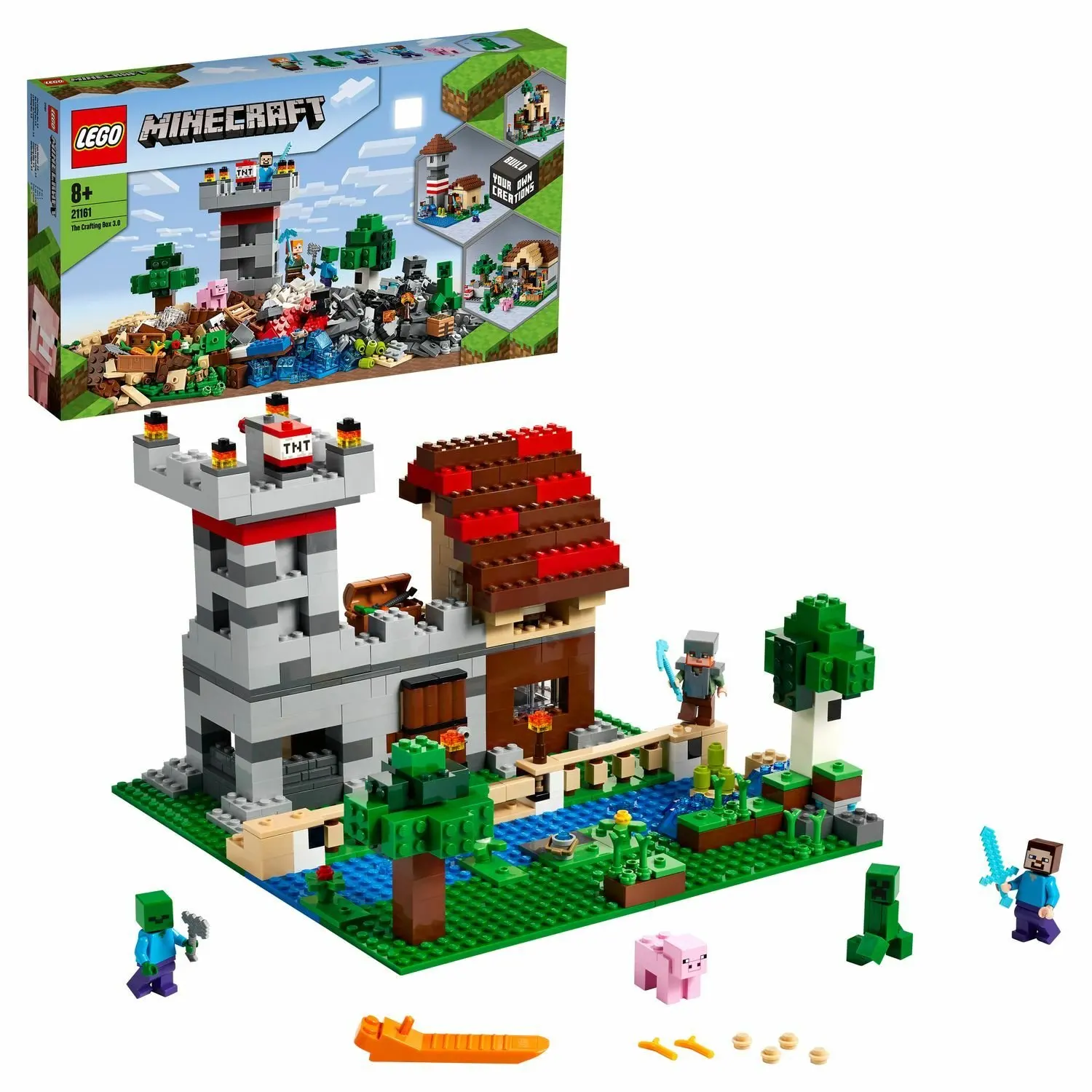 Designer Lego Lego Minecraft set for creativity 3.0 21161 Designer Lego Lego Minecraft set for creativity 3.0 21161