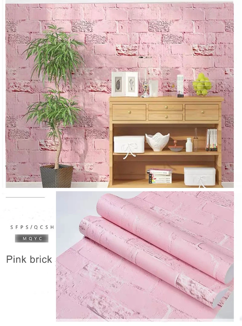 Pink brick