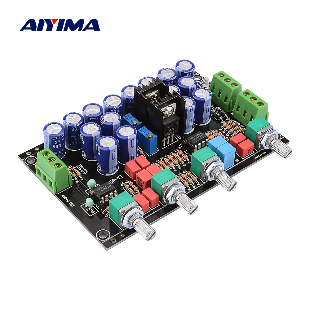 AIYIMA Hi Fi Preamp Tone Board NE5532 OP усилитель тонального сигнала регулятор громкости DIY для