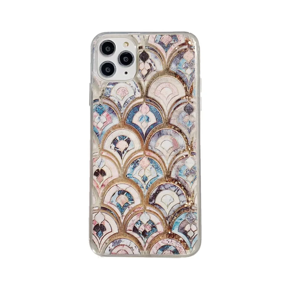 Роскошный абстрактный Тотем зыбучий песок чехол для iphone 11 pro X XS Max XR динамический