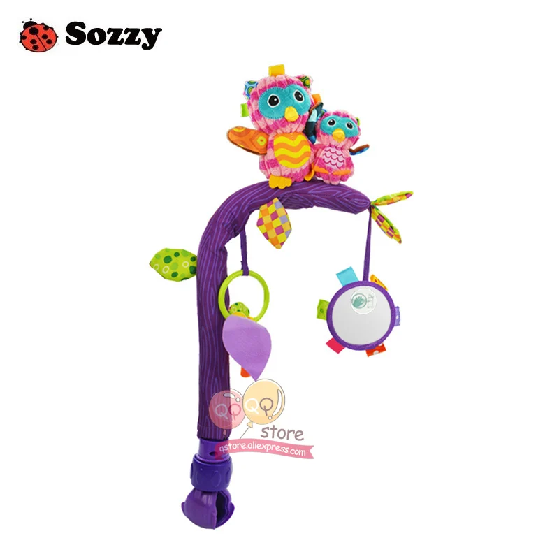 Sozzy Baby плюшевый животный взять длинный мобильный мягкая кровать кроватка погремушка-грызунок игрушки для детей подарок денежная жаба 0-12 месяцев